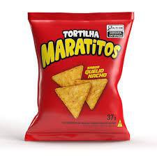Salgadinho Maratitos Queijo Nacho 37G