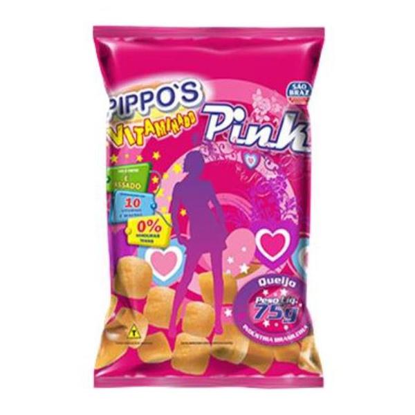 Salgadinho Pippos Queijo Pink 75G