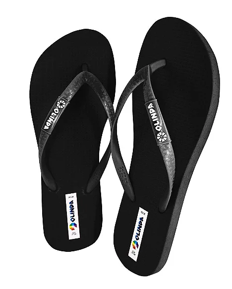 Sand Olinda Slim Preto 33/4 1PAR