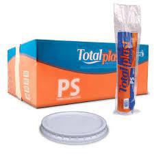 TAMPA DESC TOTALPLAST PS-P/100ML-TR 100UN