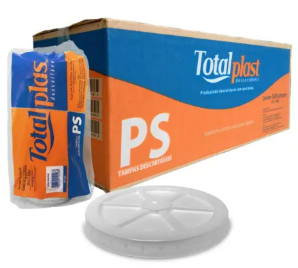 Tampa Furada Desc Totalplast P/Copo 480ML 50UN