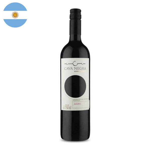 Vinho Arg Cava Negra Malbec Tinto 750ML