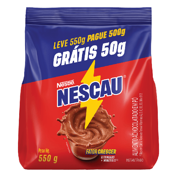 ACHOCOLATADO FATOR CRESCER NESCAU 500G +50G