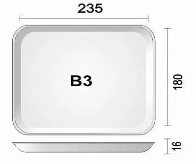 BANDEJA DE ISOPOR B3