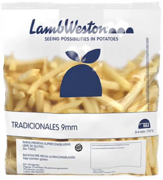 BATATA  PREFRITA CLASIC 9MM LAMBWESTON 2,5KG