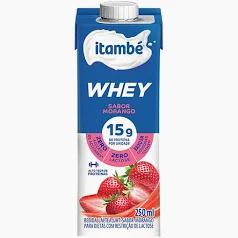 BEB.LACTEA ITAMBE PROTEIN MORANGO 250ML GELADO