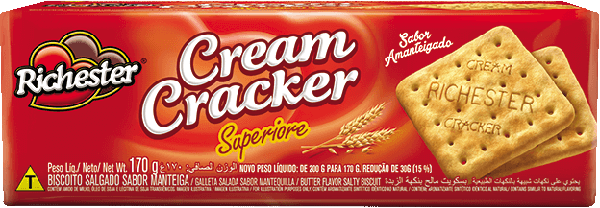 BISCOITO RICHESTER CREAM CRACKER 170G