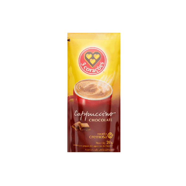 CAPPUCCINO CHOCOLATE 3 CORACOES 20G SCH
