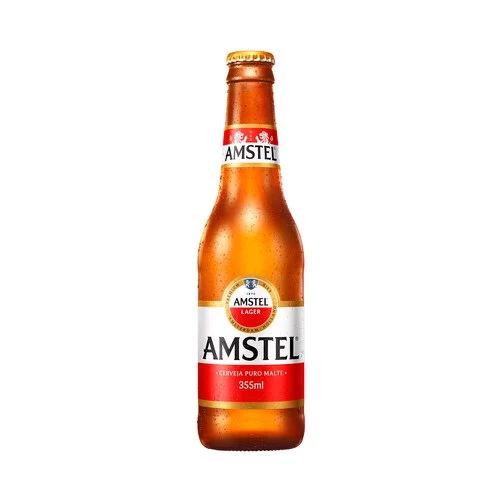 CERVEJA AMSTEL LAGER LNG NECK 355ML GELADA