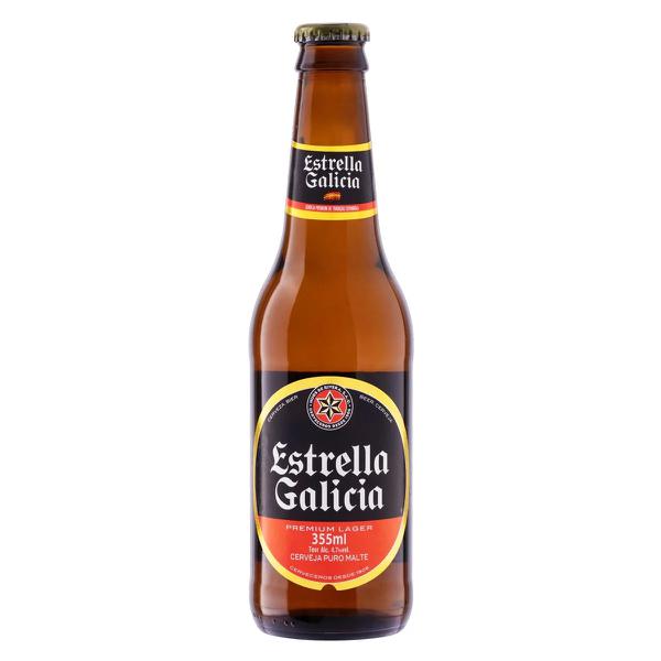 CERVEJA ESTRELA GALICIA LAGER LONG NECK355ML GELAD