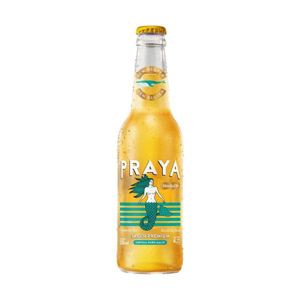 CERVEJA PRAYA LONG NECK S/ GLUTEN 330ML GELADO