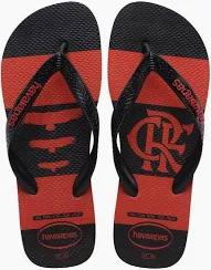 CHINELO HAVAIANA TIMES FLAMENGO PRETO 39/40