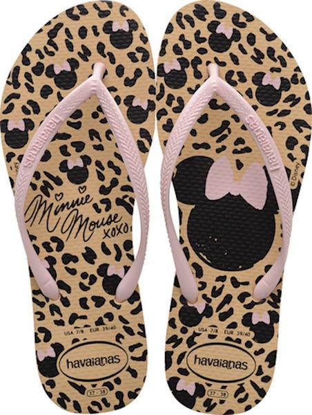 CHINELOS HAVAIANAS TOP DISNEY  GOLDEM 33/34