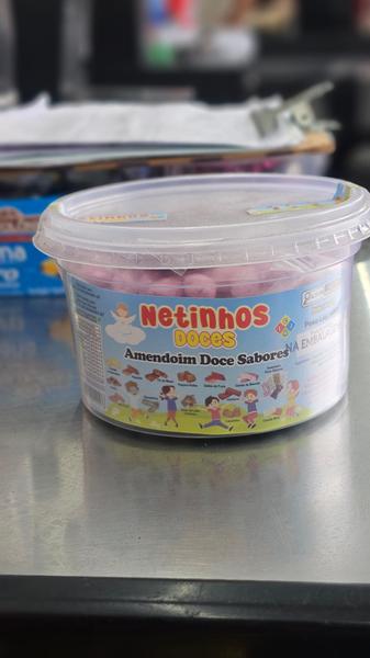 DOCE NETINHOS AMENDOIM SABORES POTE C/10 400G