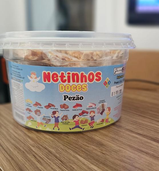 DOCE NETINHOS PEZAO POTE C/10 500G