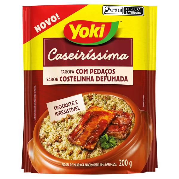 FAROFA CASEIRISSIMA C/ COSTELINHA YOKI 200G