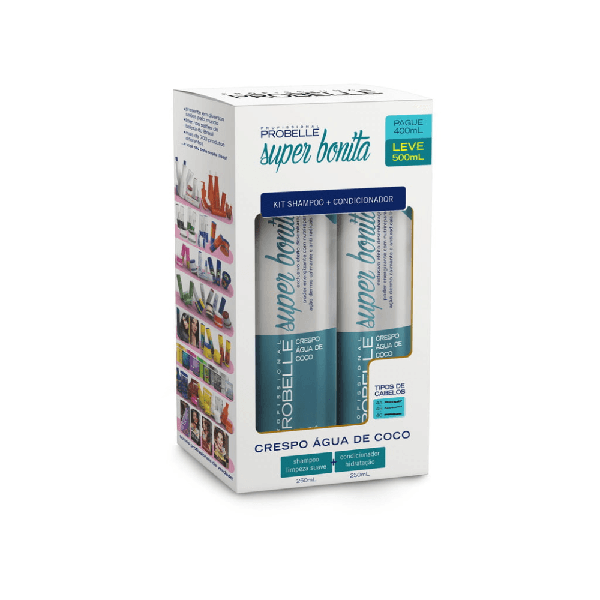 KIT SH COND SUPER BONITA AGUA DE COCO 500ML