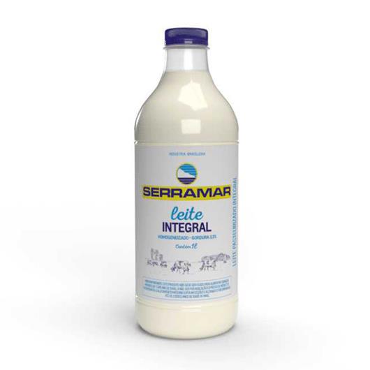 LEITE INTEGRAL HOMOGENEIZADO SERRAMAR PET 1L