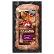 LINGUICA NABRASA PERDIGAO FRANGO BACON 600G