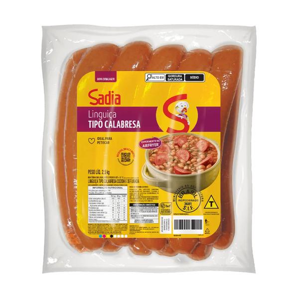 LINGUICA TIPO CALABRESA SADIA KG C/2,5