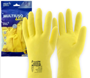 LUVA LATEX VOLK AMARELA G