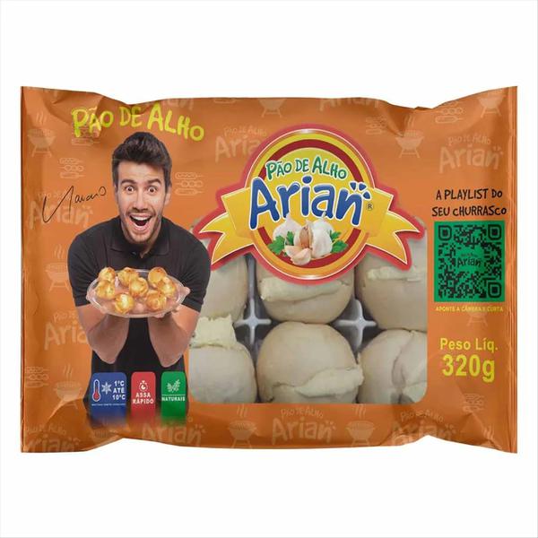 PAO ALHO ARIAN BOLINHA TRADICIONAL 320G