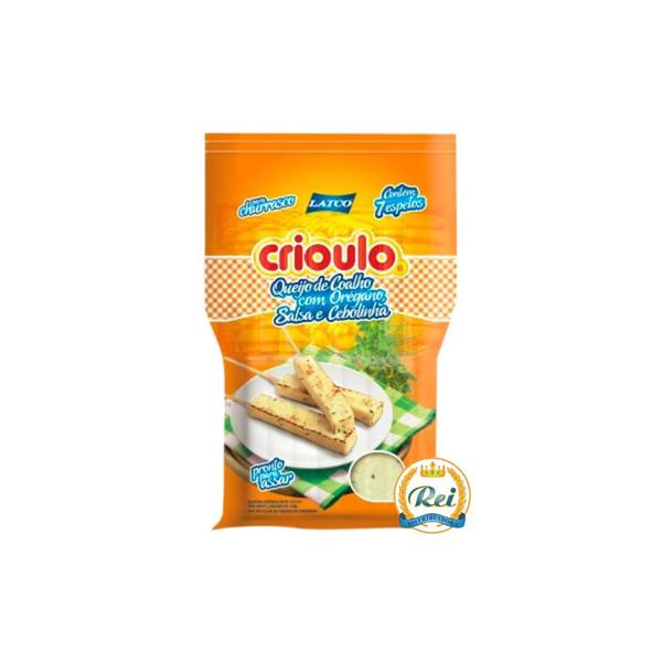 QUEIJO COALHO OREG SALSA E CEB CRIOULO