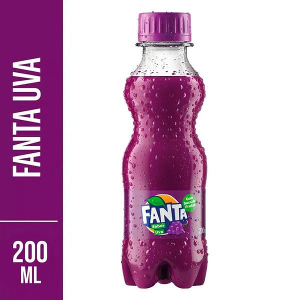 REFRIGERANTE FANTA UVA 200ML GELADO
