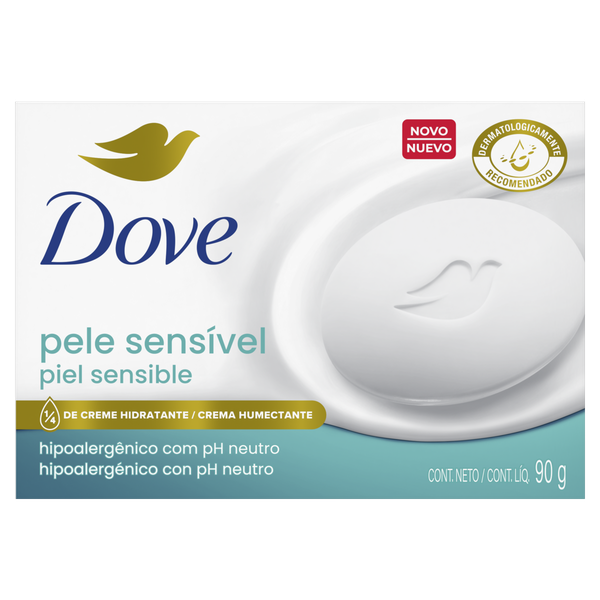 SABONETE DOVE PELE SENSIVEL 90G
