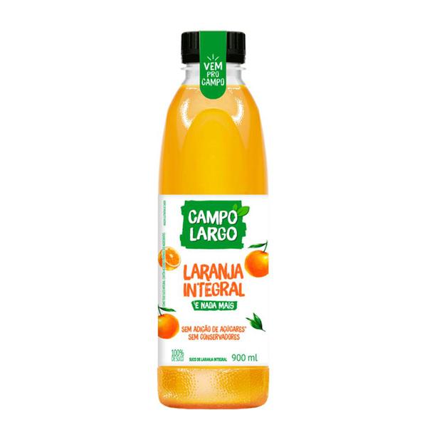 SUCO CAMPO LARGO LARANJA INTEGRAL 900ML GELADO