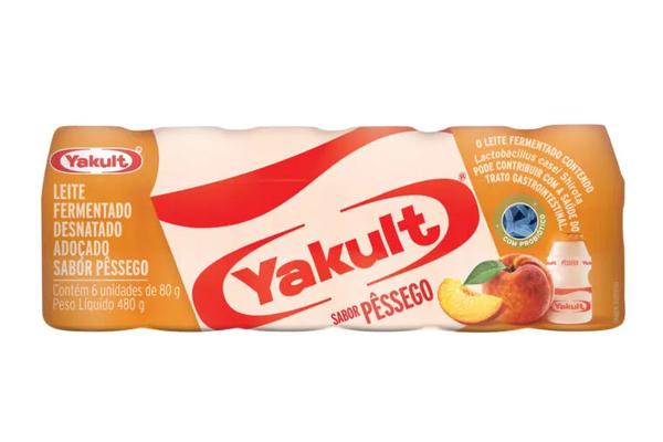 YAKULT PESSEGO UNIDADE 80G C/6