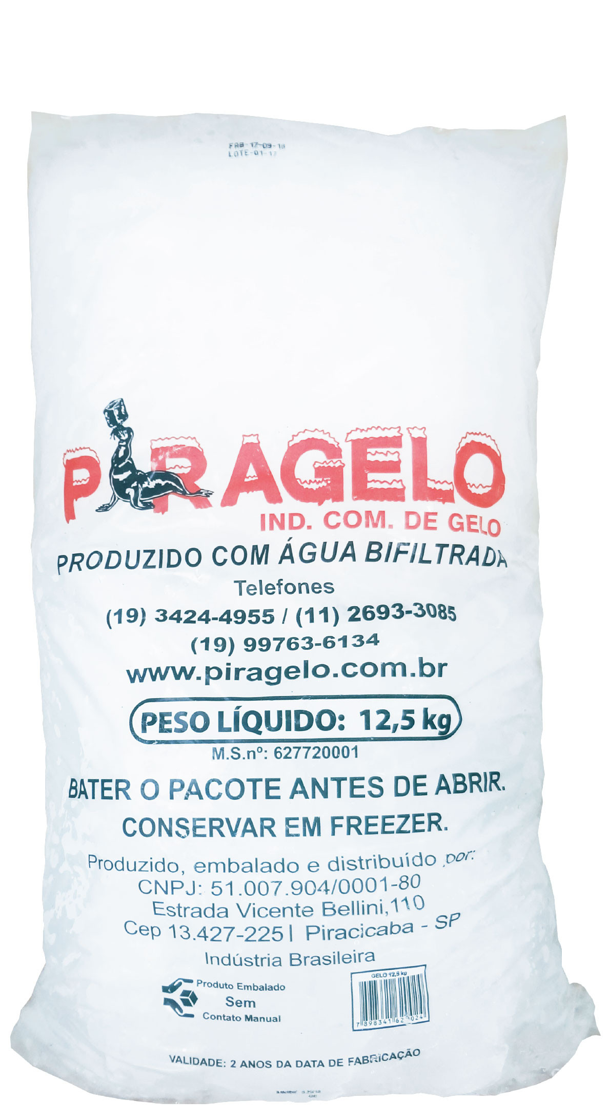 GELO TRITURADO 12,5 KGS