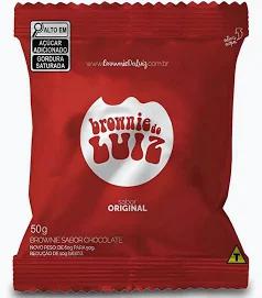 *BROWNIE DO LUIZ ORIGINAL CHOCOLATE 50G UNIDADE