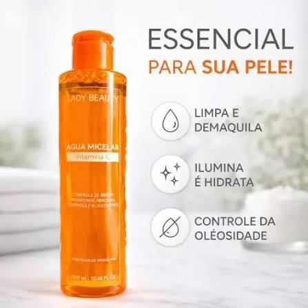 AGUA MICELAR VOYE LIMPEZA FA VITAMINA C 310ML UNIDADE