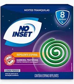 REPELENTE ESPIRAL NO INSET 8 NOITES R 589 UNIDADE
