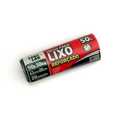 SACO LIXO PAROLAR 50L UNIDADE