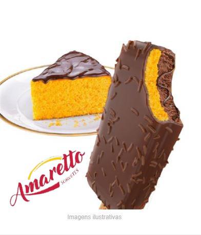 PICOLE AMARETTO PREMIUM BOLO CENOURA 90G