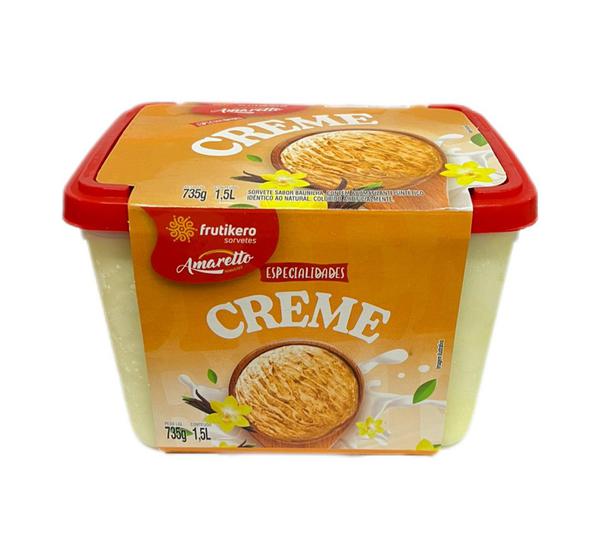 SORVETE AMARETTO 1.5L CREME