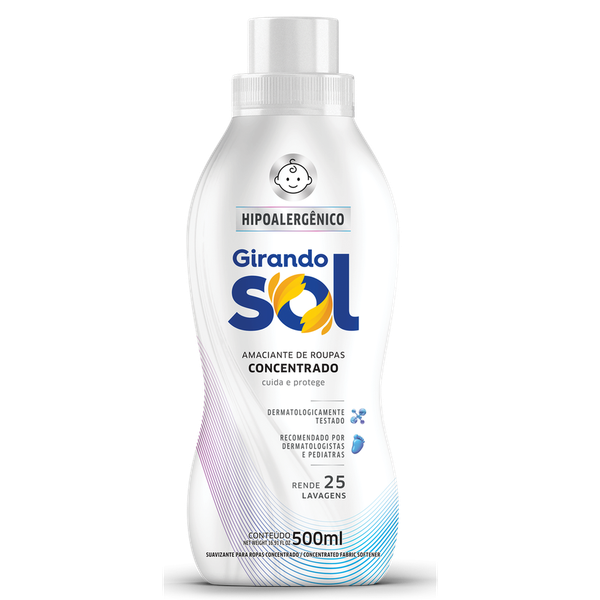 AMACIANTE GIRANDO SOL 500ML CONC. HIPOAL
