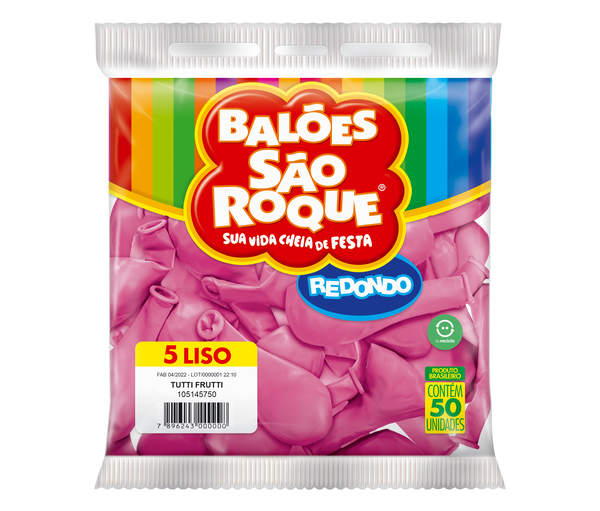 ANIV BALAO SAO ROQUE 50UN ROSA TUTTI FRU