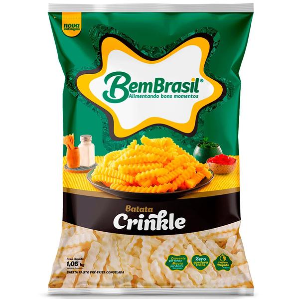 BATATA CONG BEM BRASIL 1,05KG CRINKLE