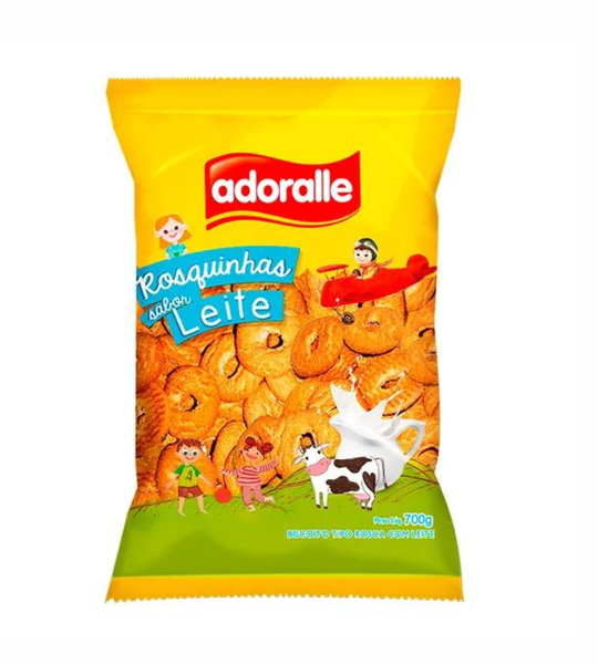 BISC ROSQ ADORALLE 600G LEITE