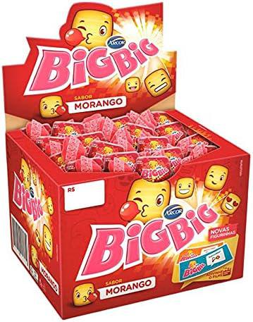 CHICLE CX BIG BIG MORANGO