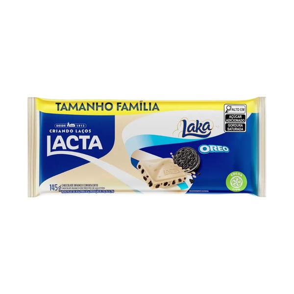 CHOC LACTA 145G LAKA OREO