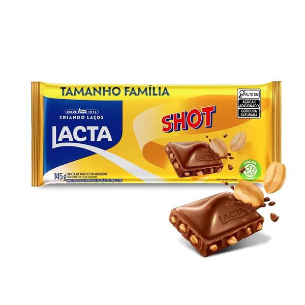 CHOC LACTA 145G  SHOT