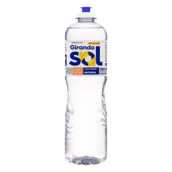 DETERGENTE GIRANDO SOL 500ML NATURAL