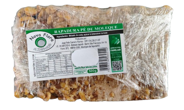 DOCE RAPADURA NOVA FLO 650G PE DE MOLEQU