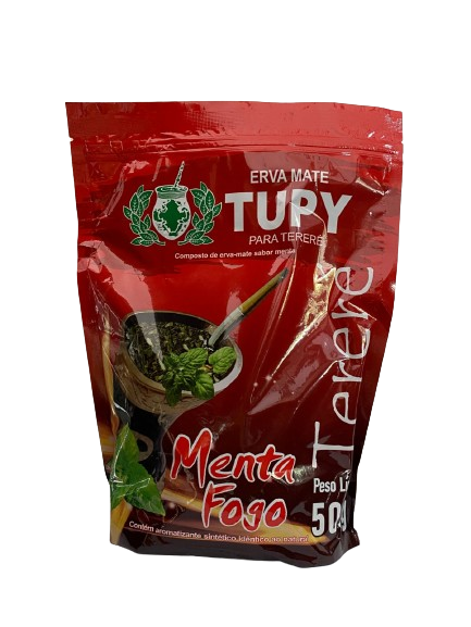 ERVA MATE TUPY 500G  MENTA FOGO