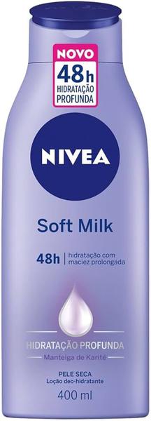 HIDRAT NIVEA 400G SOFT MILK PELE SECA