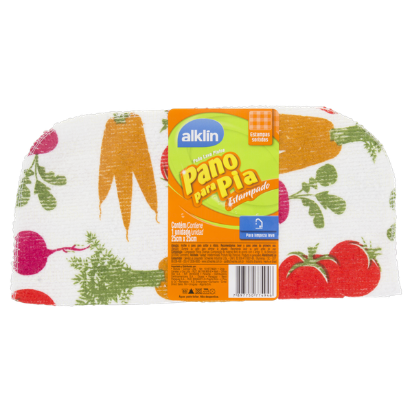 PANO DE LIMPEZA ALKLIN P/PIA 25X25 P EST